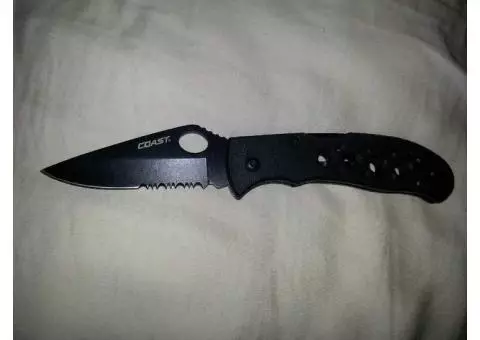 coast locking pocket knife 4"