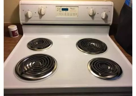 30inch Electric Range Whirlpool Self-cleaning